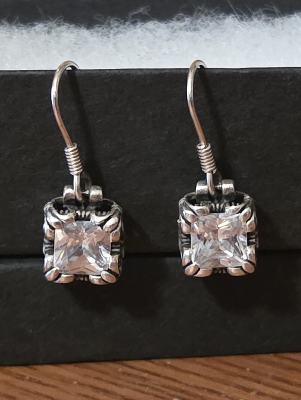 Silpada Sterling Silver & Zirconia Uptown Earrings